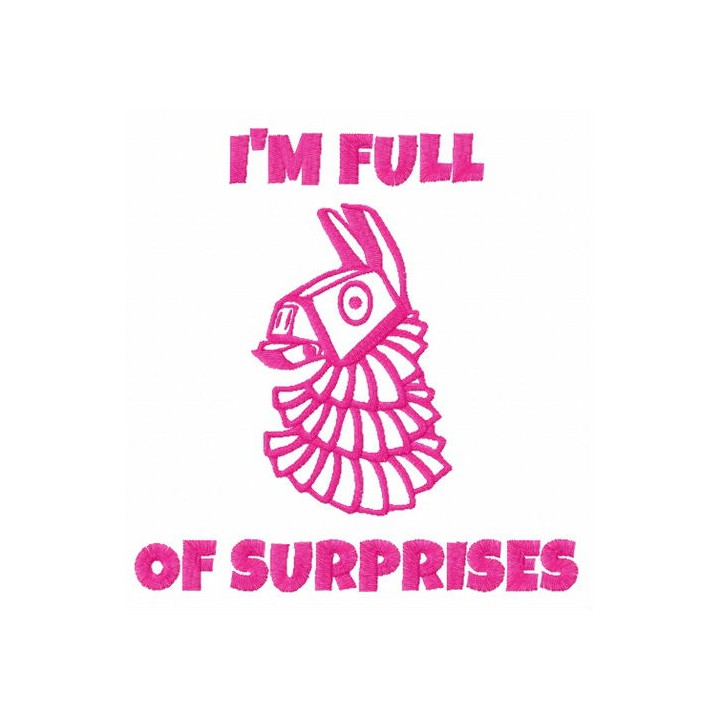 Full of surprises embroidery design - Embroidery Design