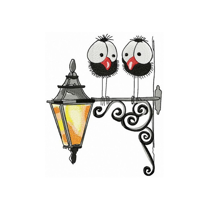 Lantern party embroidery design - Embroidery Design