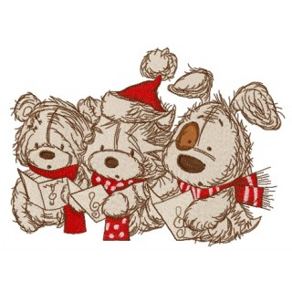 Christmas songs 6 embroidery design - Embroidery Design