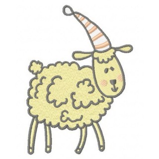 Lamb embroidery design - Embroidery Design