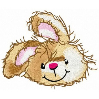 Kind bunny embroidery design - Embroidery Design