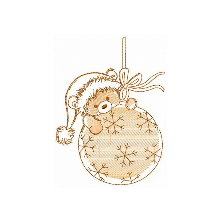 Xmas fun embroidery design - Embroidery Design