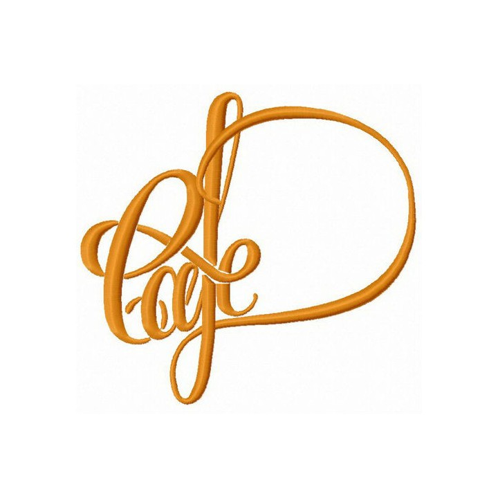 Cafe embroidery design - Embroidery Design