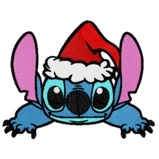 Ho Ho Ho Stitch embroidery design - Embroidery Design