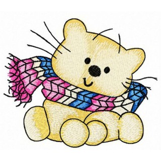 Snowcat embroidery design - Embroidery Design