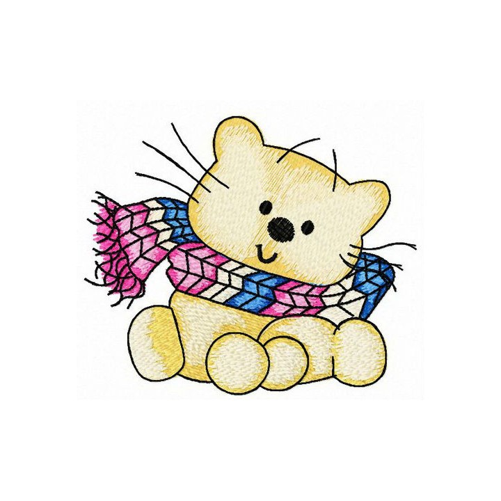 Snowcat embroidery design - Embroidery Design