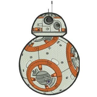 Star Wars BB 8 applique embroidery design - Embroidery Design