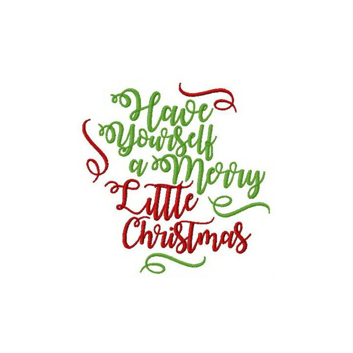 Little Christmas embroidery design - Embroidery Design