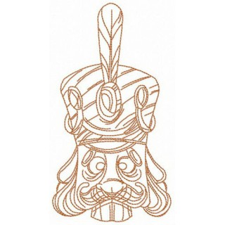 Wooden soldier embroidery design - Embroidery Design