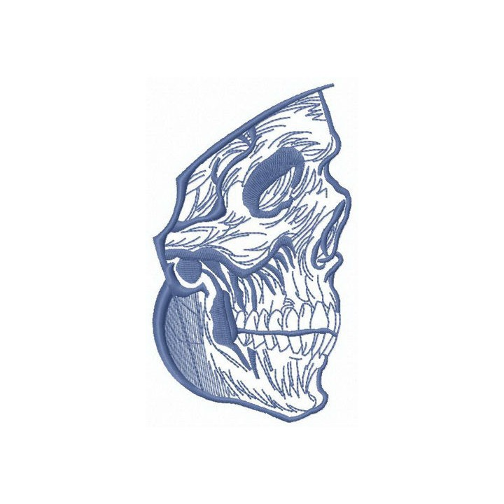 Dead face embroidery design - Embroidery Design
