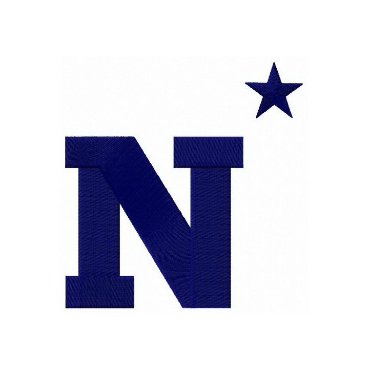 Navy Midshipmen logo embroidery design - Embroidery Design
