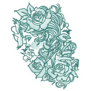 Absence of hope embroidery design - Embroidery Design