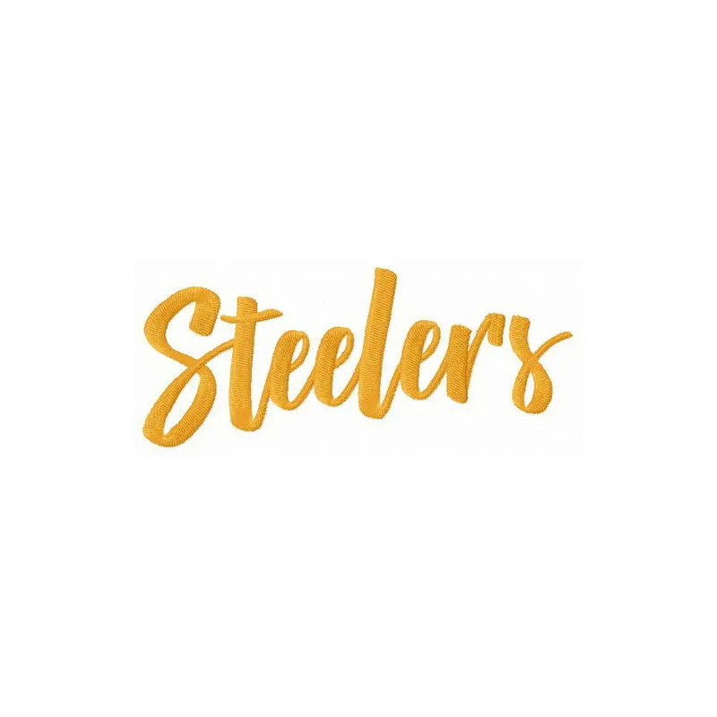 Steelers Wordmark Logo Embroidery Design