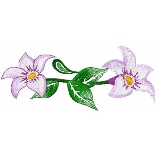 Lily 12 embroidery design - Embroidery Design