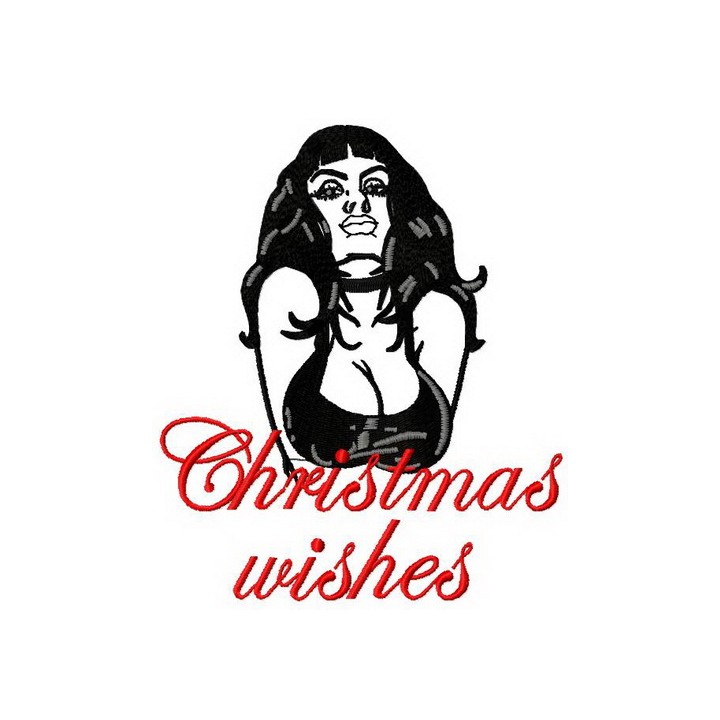 Christmas wishes 3 embroidery design - Embroidery Design