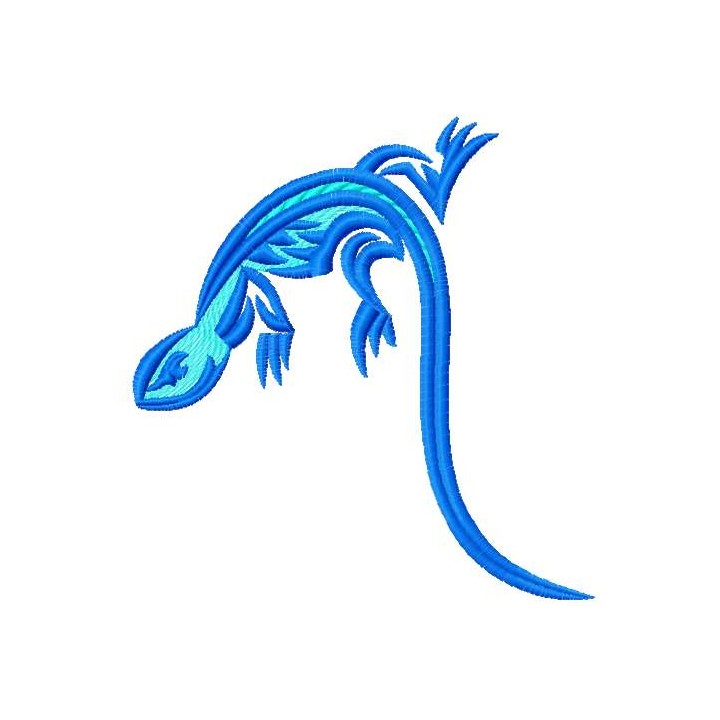 Lizard embroidery design - Embroidery Design