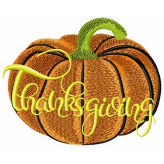 Delicious pumpkin embroidery design - Embroidery Design