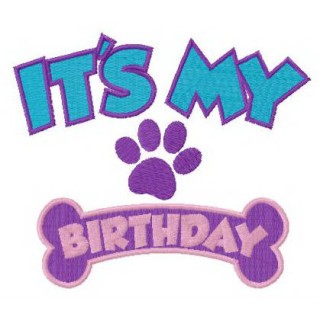It's my birthday embroidery design - Embroidery Design