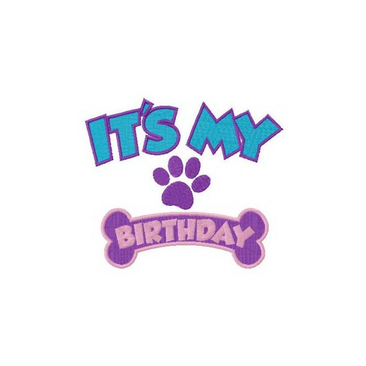 It's my birthday embroidery design - Embroidery Design