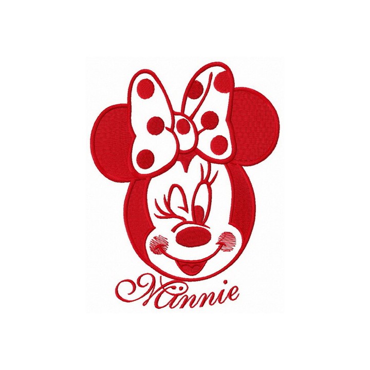 Minnie coquette embroidery design - Embroidery Design