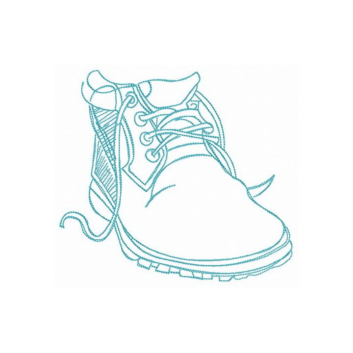 Autumn boot embroidery design - Embroidery Design
