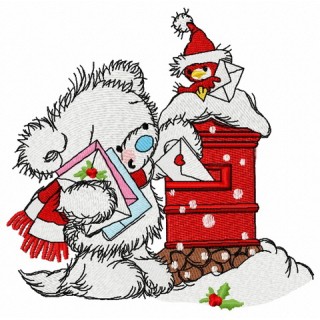 Letter for Santa 2 embroidery design - Embroidery Design