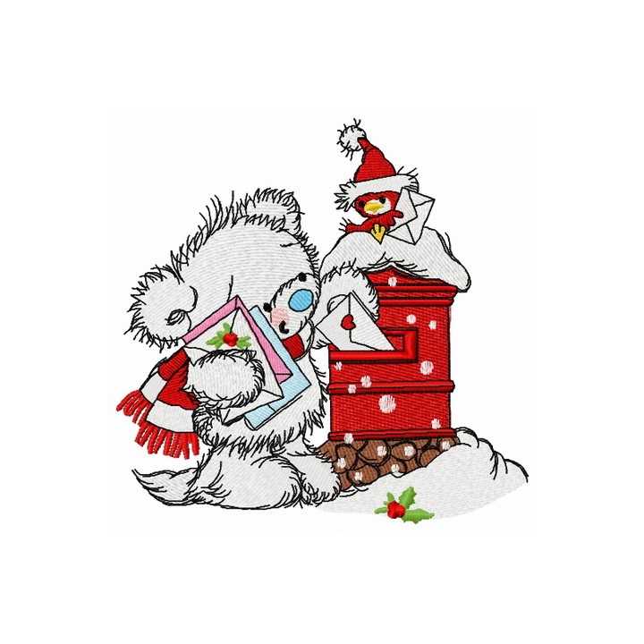 Letter for Santa 2 embroidery design - Embroidery Design