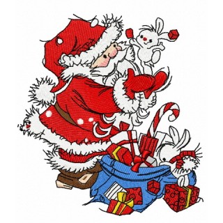 Presents for bunnies 4 embroidery design - Embroidery Design