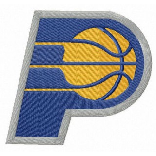 Indiana Pacers alternative logo embroidery design - Embroidery Design