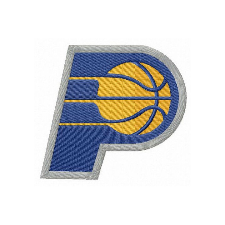 Indiana Pacers alternative logo embroidery design - Embroidery Design