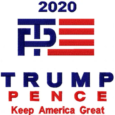 Trump Pence embroidery design - Embroidery Design