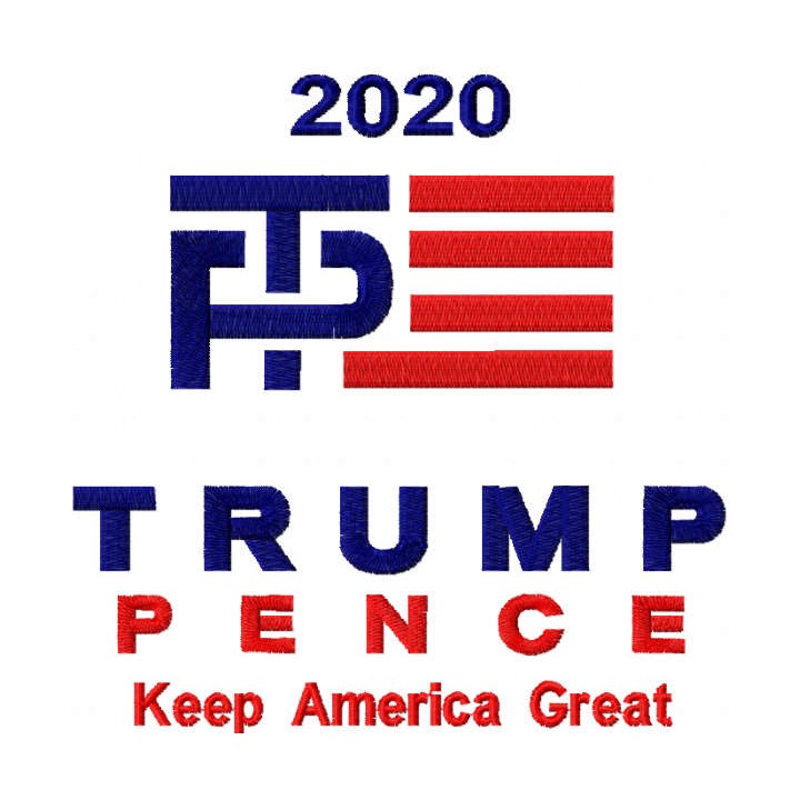 Trump Pence embroidery design - Embroidery Design