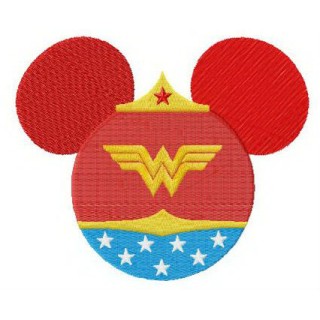 Wonder Minnie embroidery design - Embroidery Design