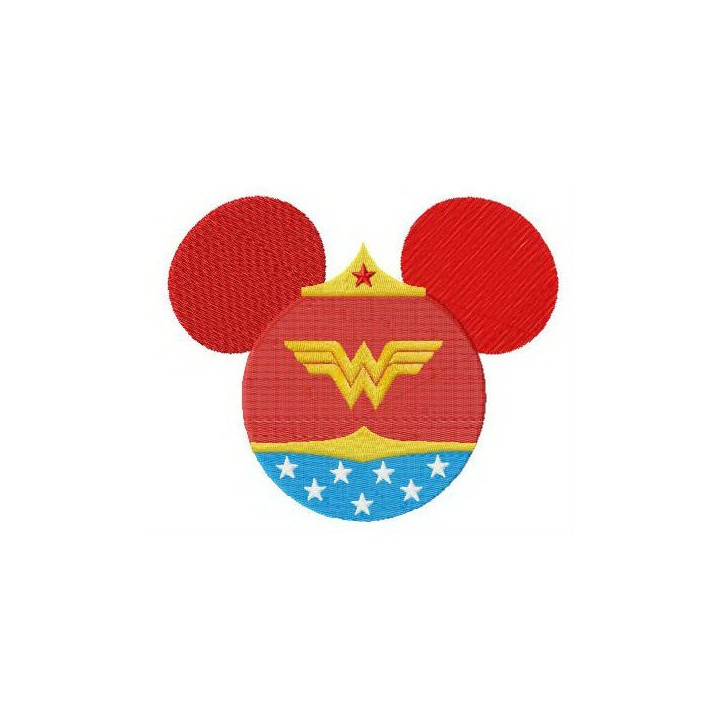 Wonder Minnie embroidery design - Embroidery Design