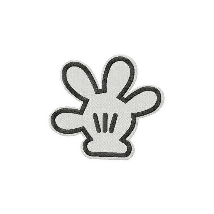 Mickey Mouse magic hand embroidery design - Embroidery Design
