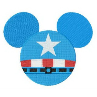 Captain Mickey embroidery design - Embroidery Design