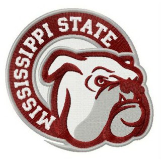 Mississippi State Bully embroidery design - Embroidery Design