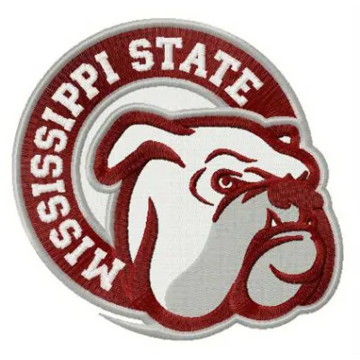Mississippi State Bully Embroidery Design