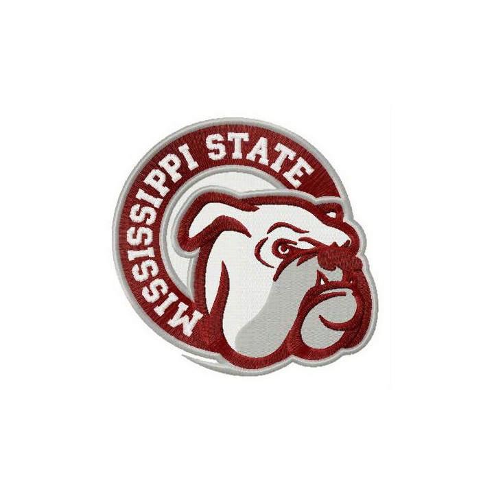 Mississippi State Bully embroidery design - Embroidery Design