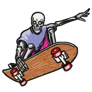 Dead skater 2 embroidery design - Embroidery Design