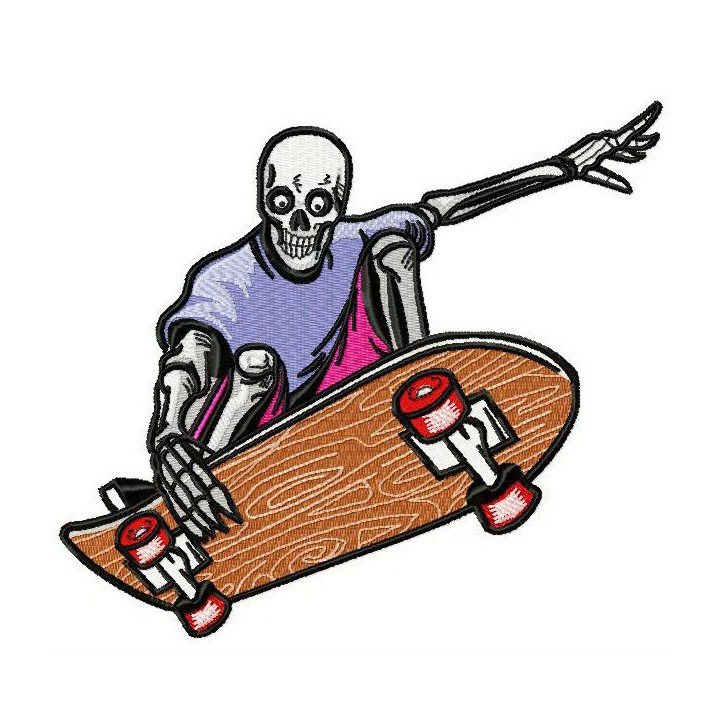 Dead skater 2 embroidery design - Embroidery Design