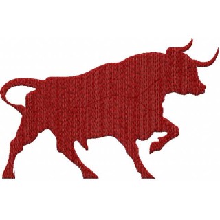 Bull embroidery design - Embroidery Design