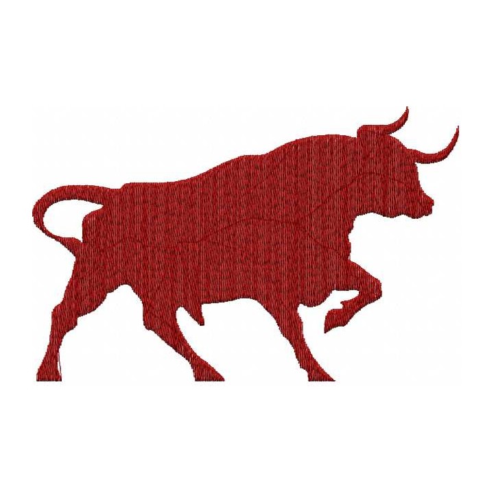 Bull embroidery design - Embroidery Design