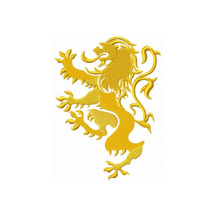 Lannister mascot embroidery design - Embroidery Design