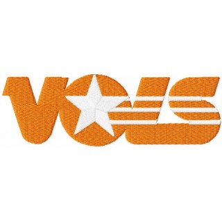 Tennessee Volunteers wordmark logo embroidery design - Embroidery Design