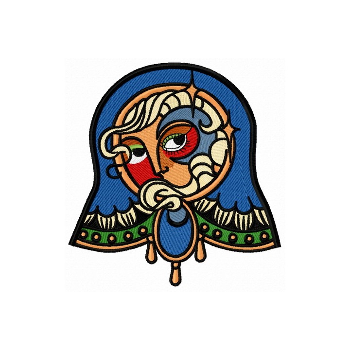 Fairy matryoshka 2 embroidery design - Embroidery Design