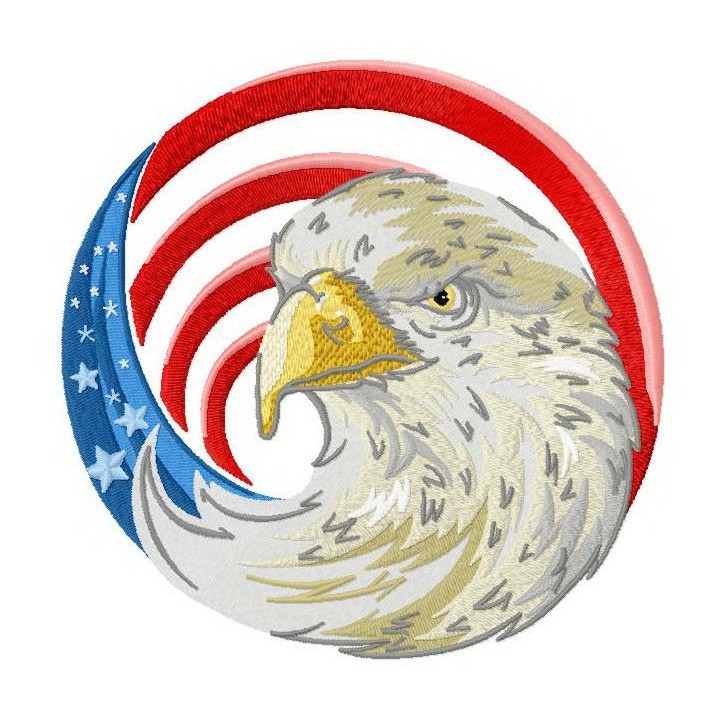 American eagle 4 embroidery design - Embroidery Design