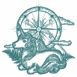 Quest for unicorn embroidery design - Embroidery Design