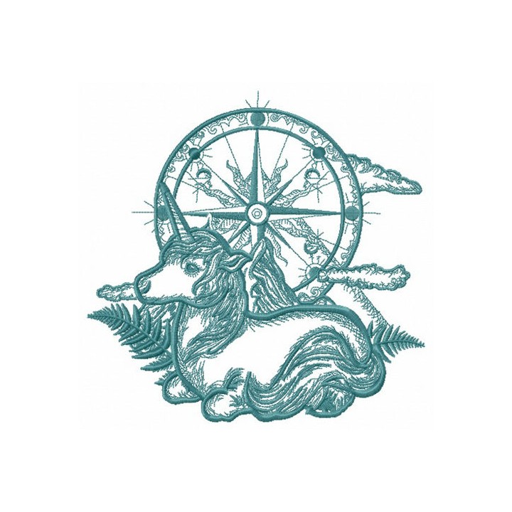 Quest for unicorn embroidery design - Embroidery Design