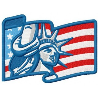 American Liberty 2 embroidery design - Embroidery Design